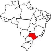 Штат Сан-Паулу на карте