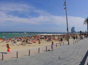 Пляж Сан-Мигель в Барселоне