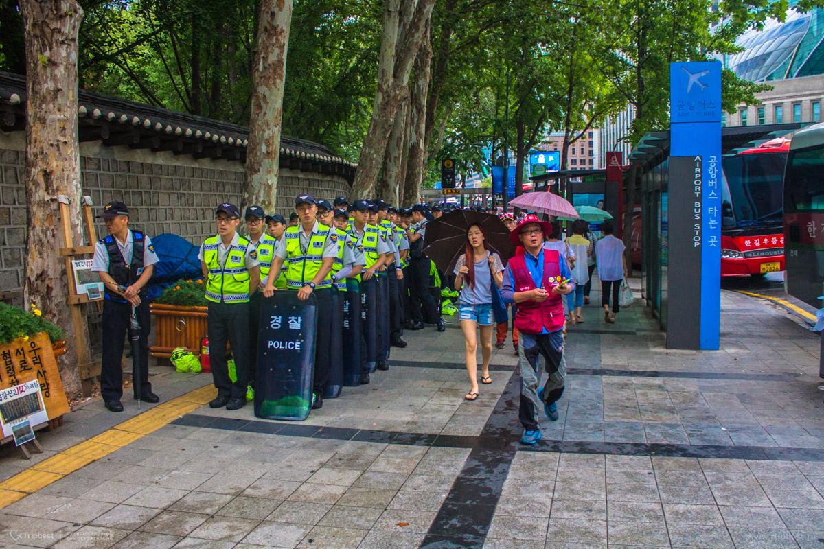 Полицейские Сеула