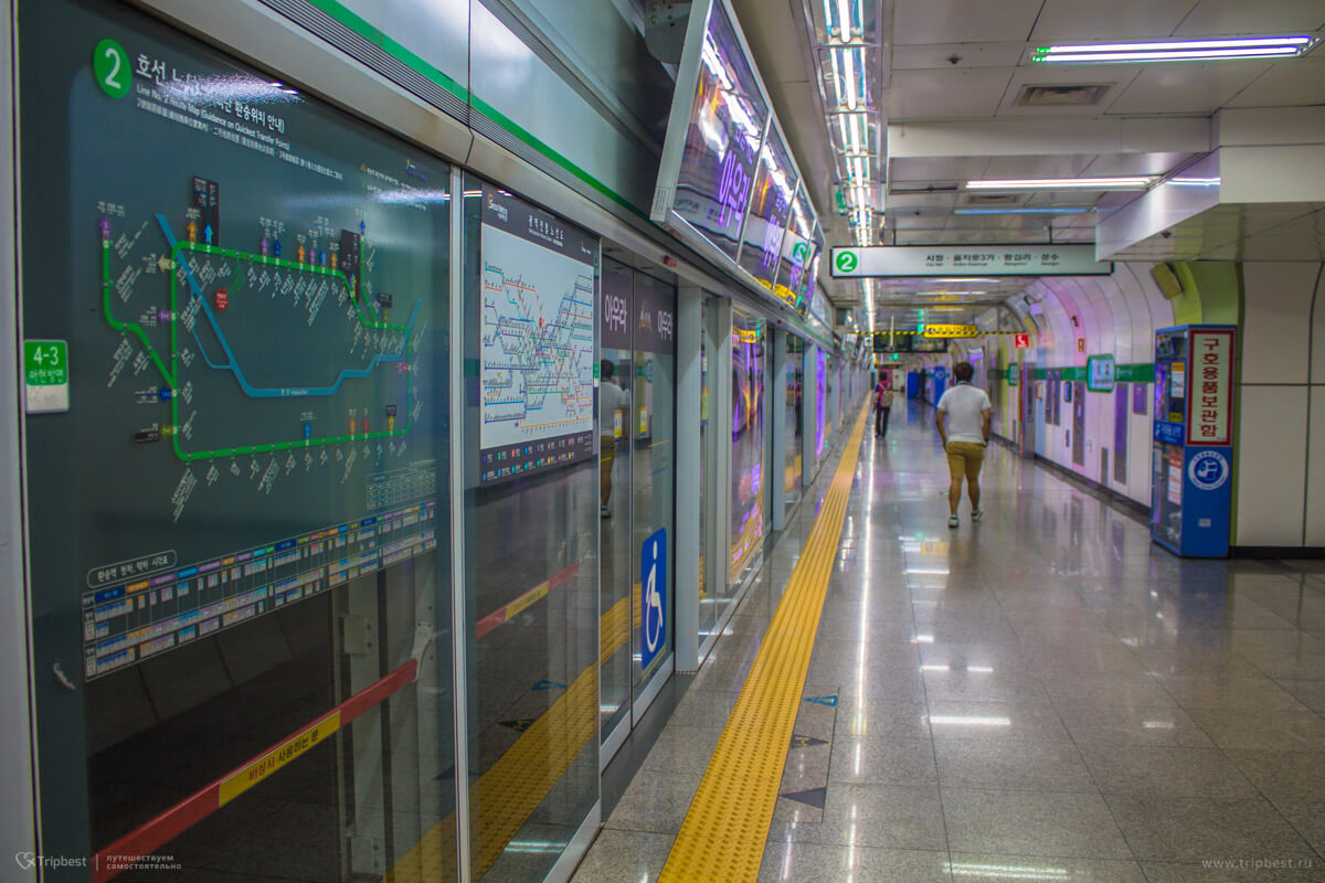 Навигация в метро Сеула