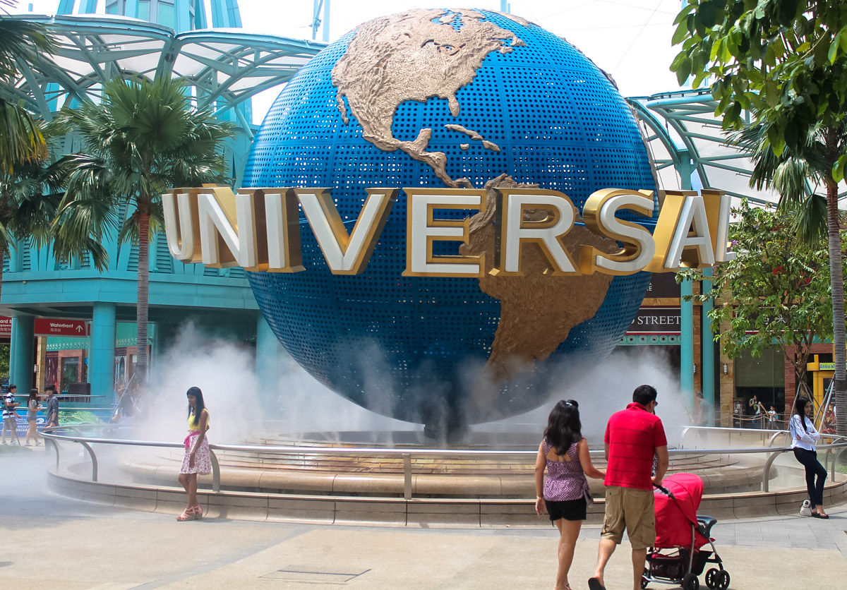 Вход в Universal Studios в Сингапуре